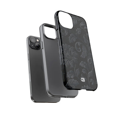 Obsidian Damask · Tough Phone Case for iPhone · Black