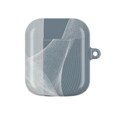 Slate Contour Drift · Hard Case for AirPods & AirPods Pro · Grey