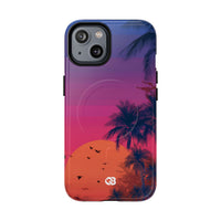 Neon Horizon Palms · Tough 2.0 Case  · Magsafe