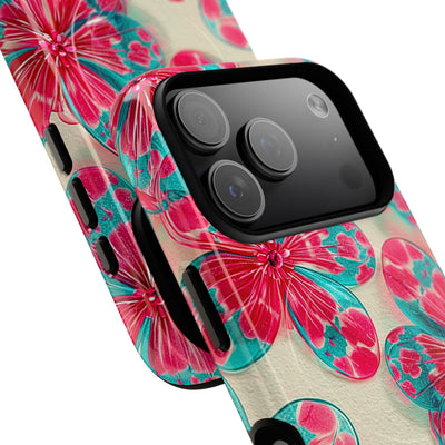 Lucite Jelly Bloom · Tough 2.0 Magnetic Phone Case for iPhone · Pink