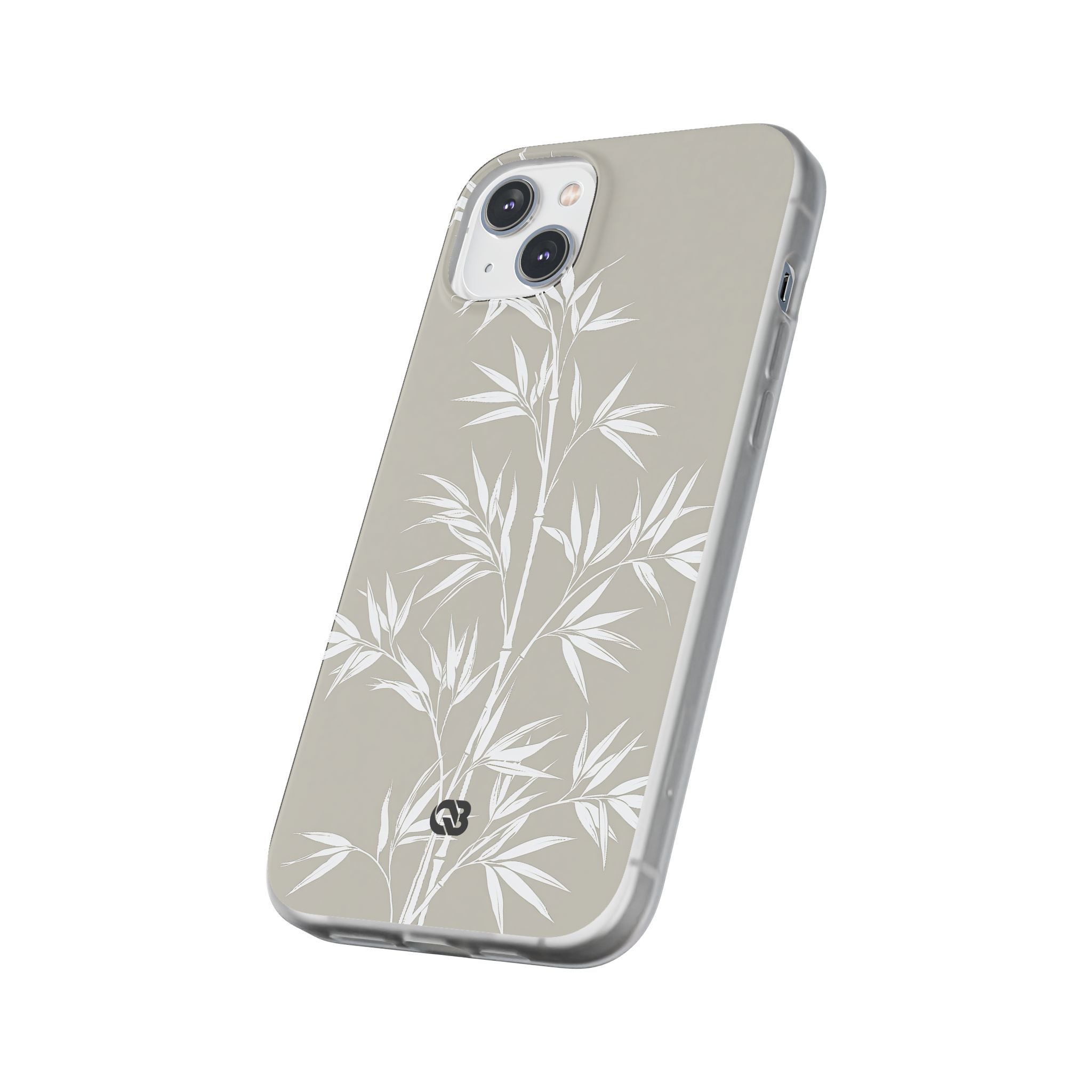 Beige Lite Phone Case for iPhone - Sandstone Bamboo Stalks