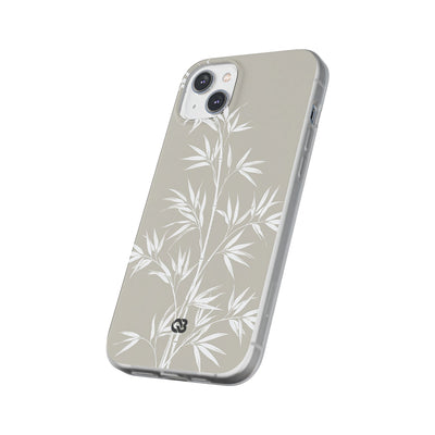 Beige Lite Phone Case for iPhone - Sandstone Bamboo Stalks