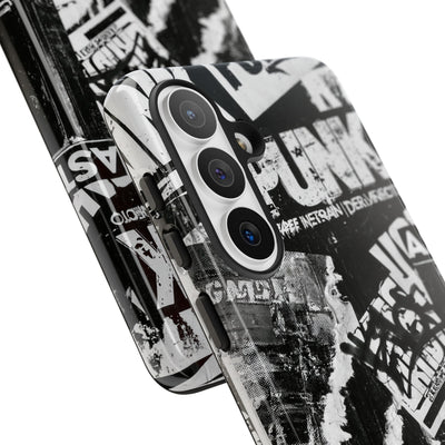 Underground Punk Collage · Tough Phone Case for Samsung · Black