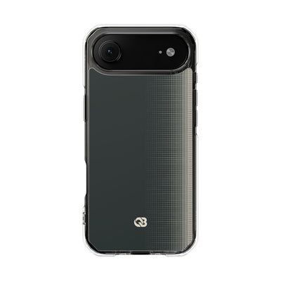 Grey Impact MagSafe Phone Case for iPhone - Charcoal Tech Grid