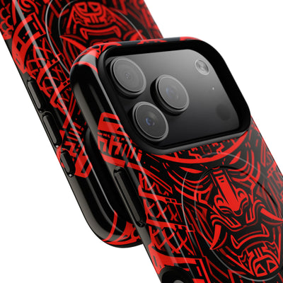 Crimson Kabuto · Tough 2.0 Magnetic Phone Case for iPhone · Red