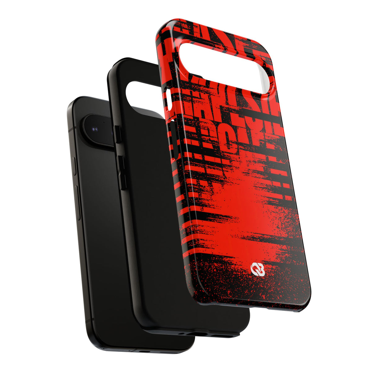 Crimson Redaction · Tough Phone Case for Pixel ·  Black