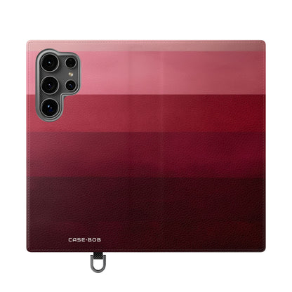 Blushing Stripes - Samsung S24 Ultra Case - Portemonnee