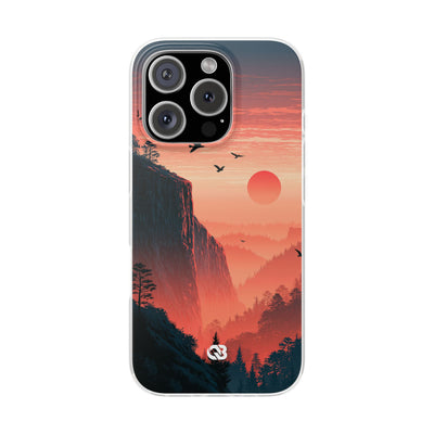 Orange Lite Phone Case for iPhone - Crimson Ridge Flight