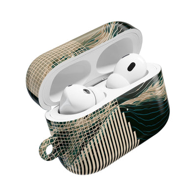 Orbital Terrain · Hard Case for AirPods & AirPods Pro · Green