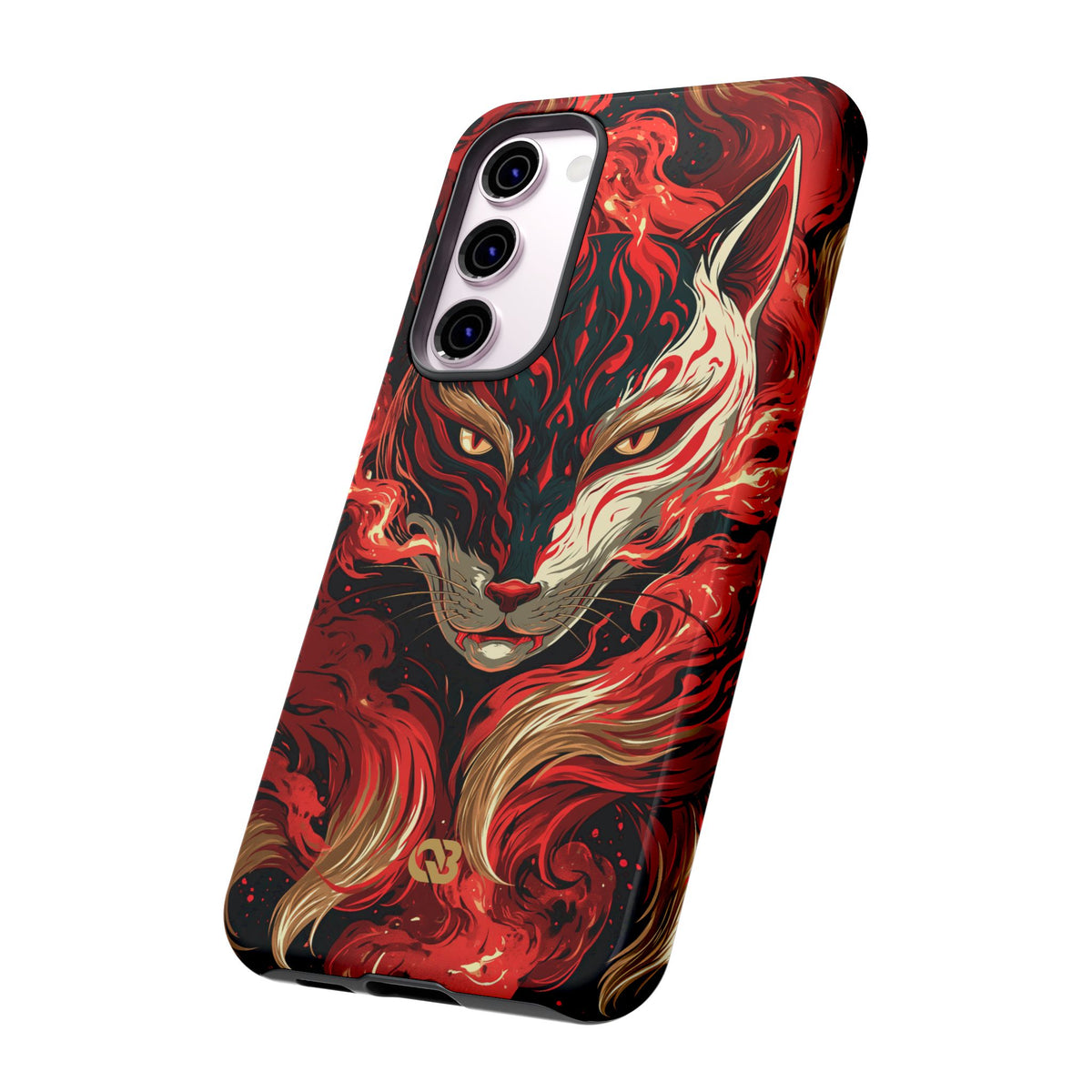 Crimson Kitsune Spirit · Tough Phone Case for Samsung · Red