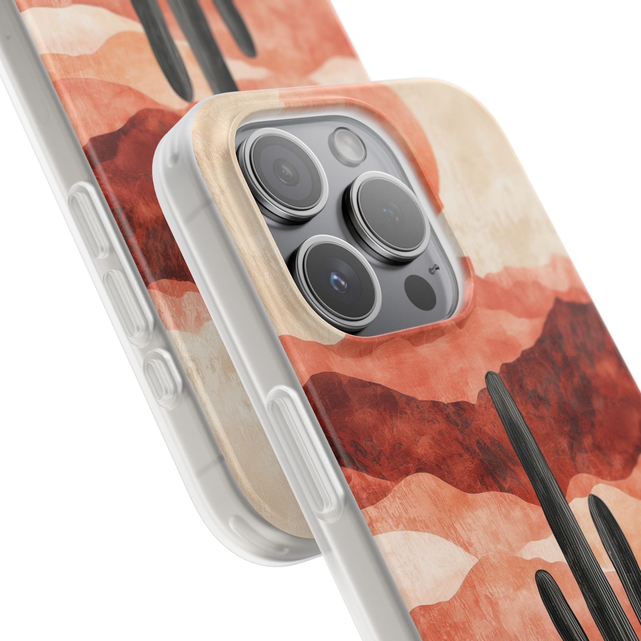 Terracotta Desert Sun · Soft Handyhülle für iPhone