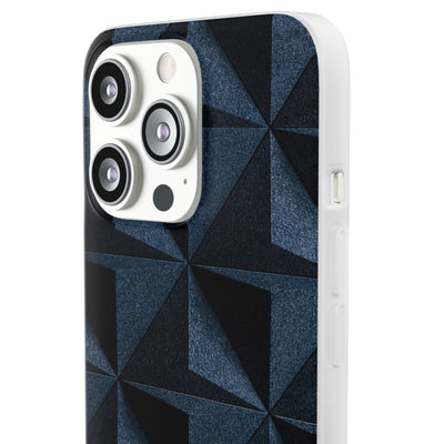 Faceted Slate · Lite Phone Case for iPhone ·  Blue
