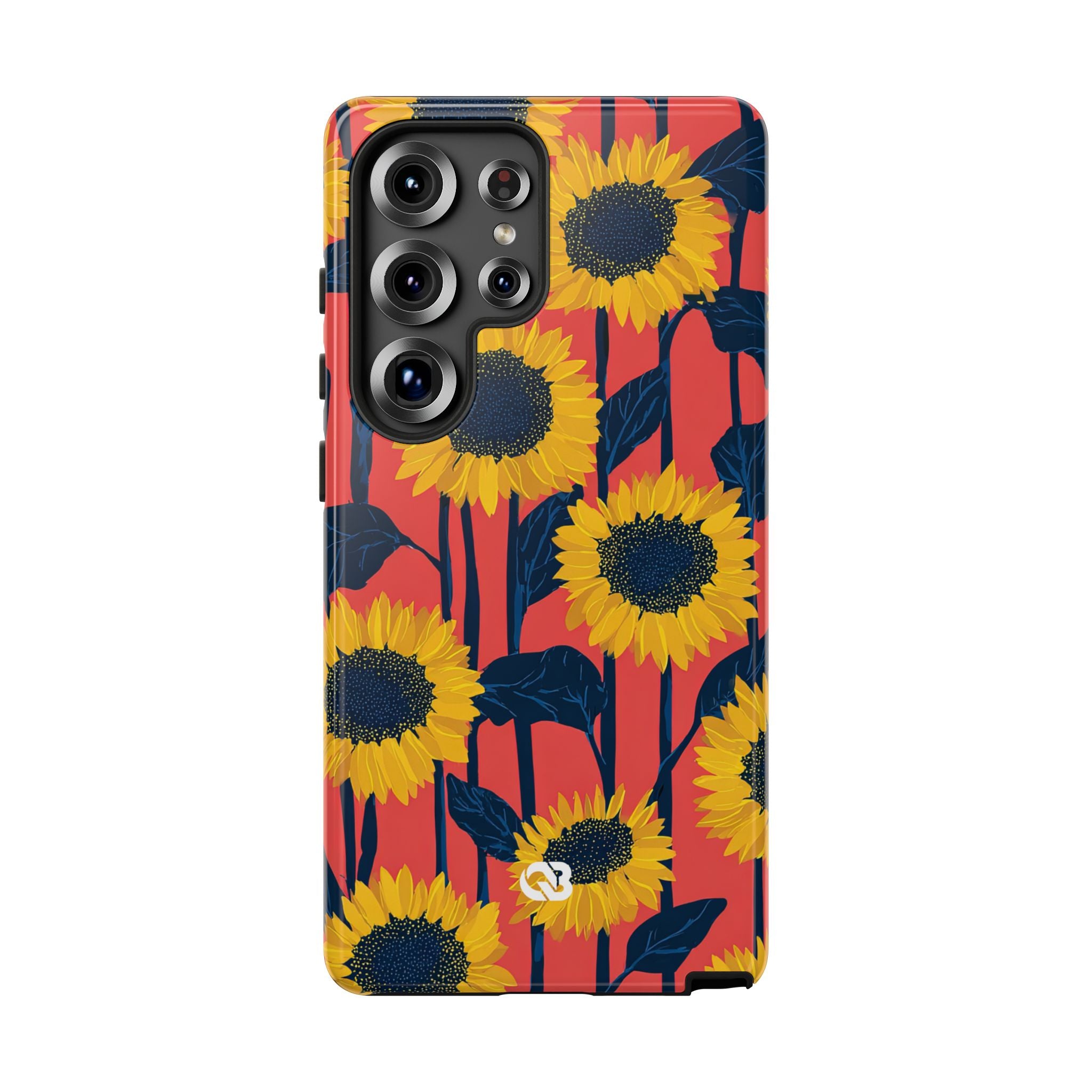 Solar Navy Bloom · Tough Phone Case for Samsung