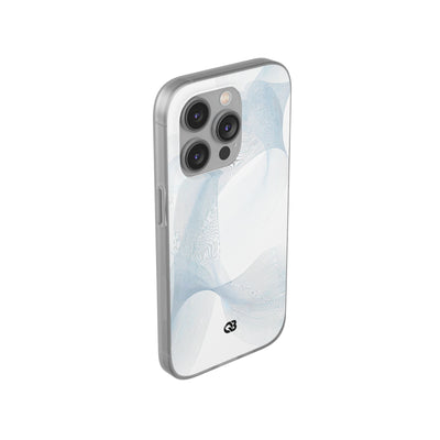 White Lite Phone Case for iPhone - Arctic Line Current