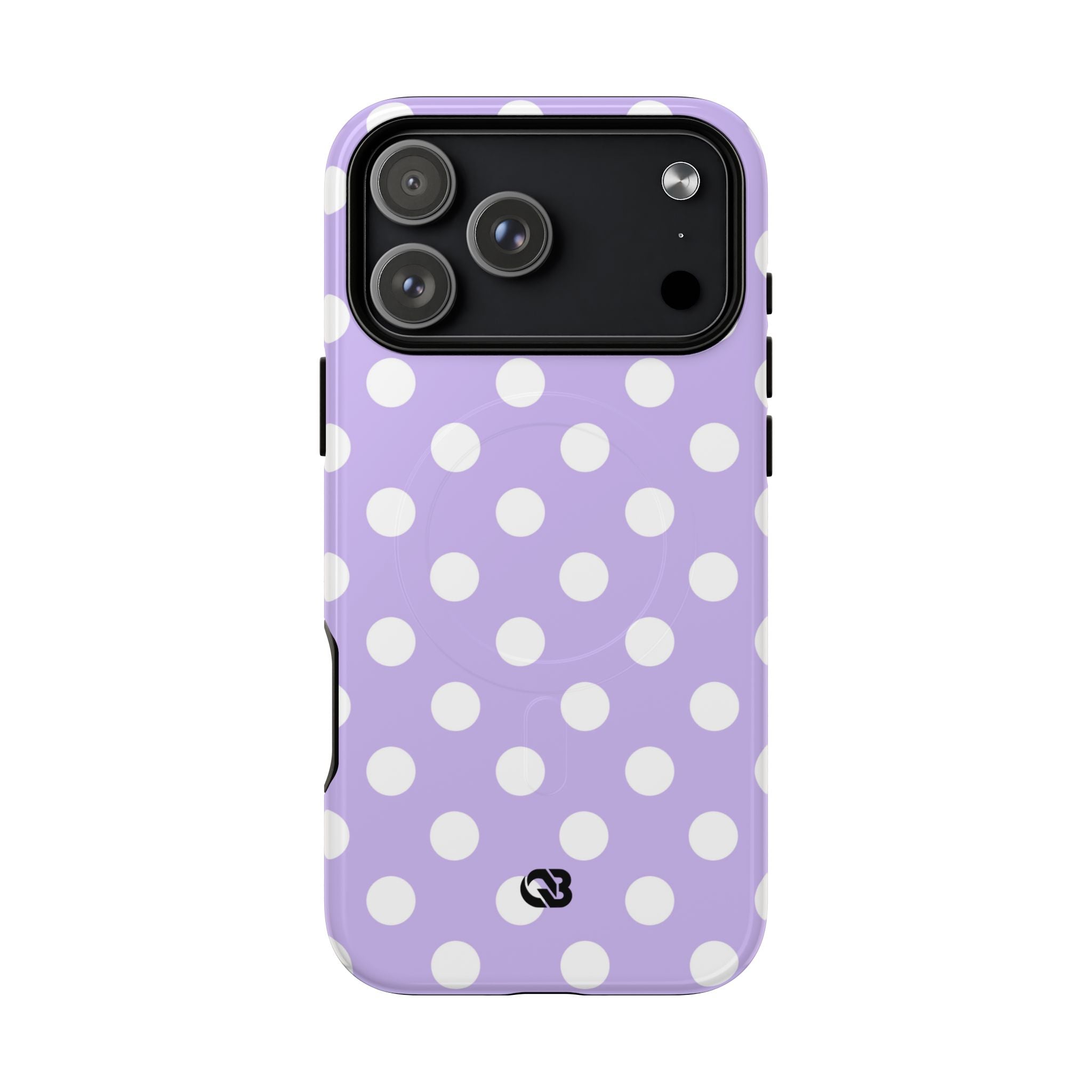 Lavender Polka Grid · Tough+ Phone Case for iPhone · Magsafe