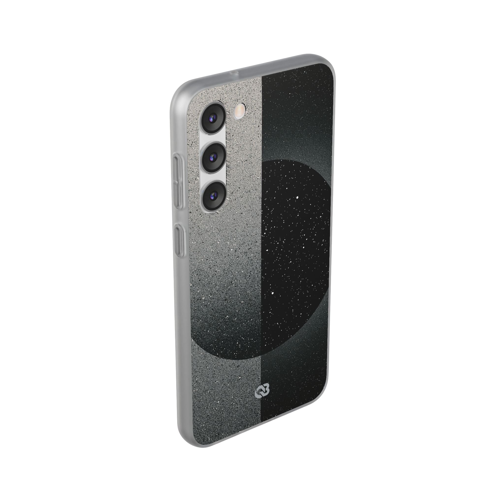 Black Lite Phone Case for Samsung - Lunar Static Orbit