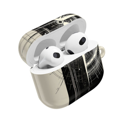 Orbital Meridian · Hard Case for AirPods & AirPods Pro · Beige