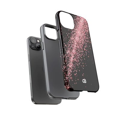 Rose Digital Cascade · Tough Phone Case for iPhone · Pink