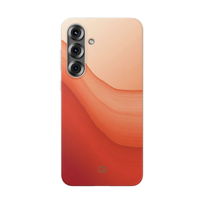 Terracotta Flow · Lite Phone Case for Samsung · Orange