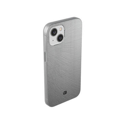 Grey Lite Phone Case for iPhone - Chrome Mesh Warp