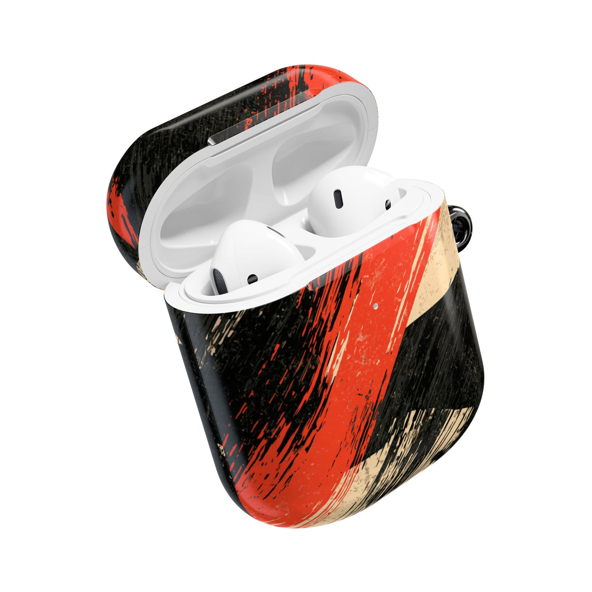 Urban Slash Camo · Hard Case for AirPods & AirPods Pro · Black