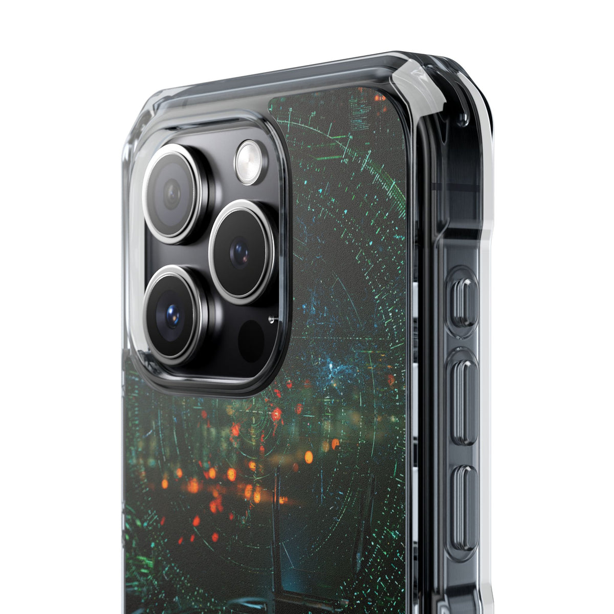 Tactical Avionics HUD · Clear Impact Magnetic Phone Case for iPhone · Green