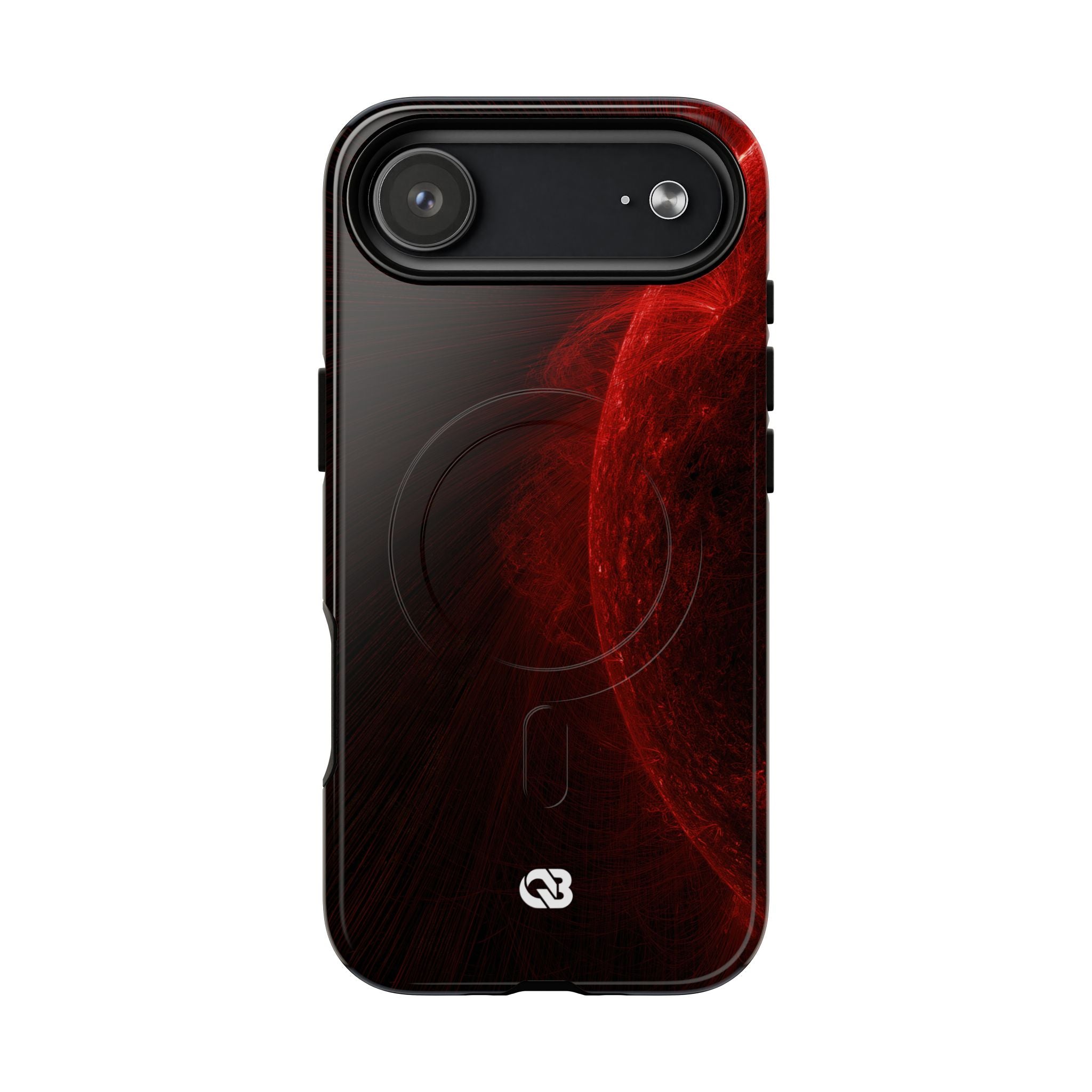 Red Tough 2.0 Magsafe Phone Case for iPhone - Solar Crimson Flare