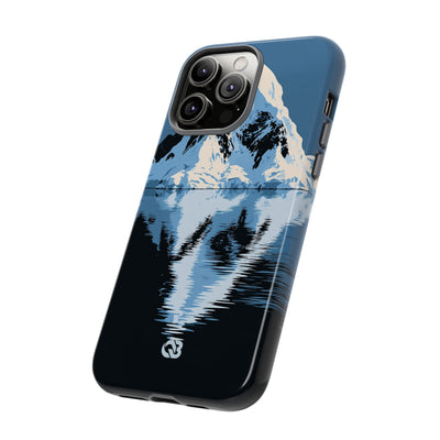 Blue Tough Phone Case for iPhone - Arctic Summit Mirror