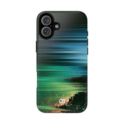 Digital Shoreline Drift · Tough Phone Case for iPhone · Teal