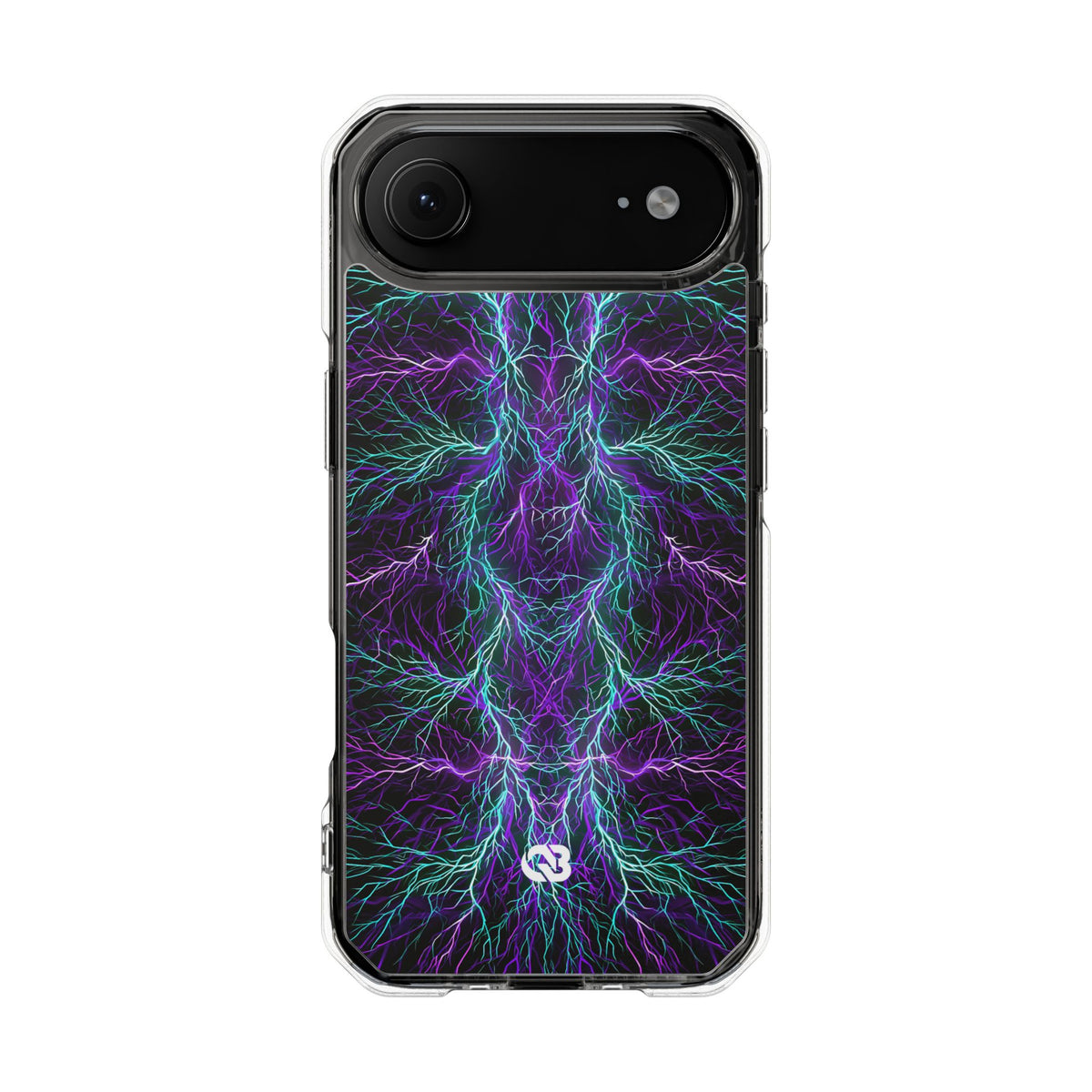 Electric Plasma Arbor · Clear Impact Magnetic Phone Case for iPhone · Purple