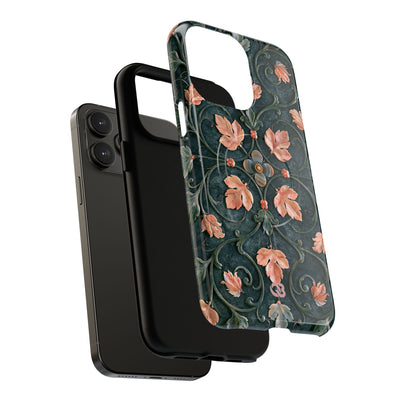 Florentine Rose Arabesque · Tough 2.0 Magnetic Phone Case for iPhone · Green