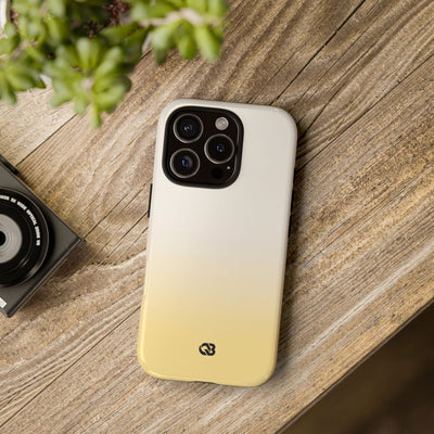 Solar Cream Ombre · Tough Phone Case for iPhone · Yellow
