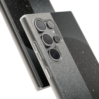 Black Lite Phone Case for Samsung - Lunar Static Orbit