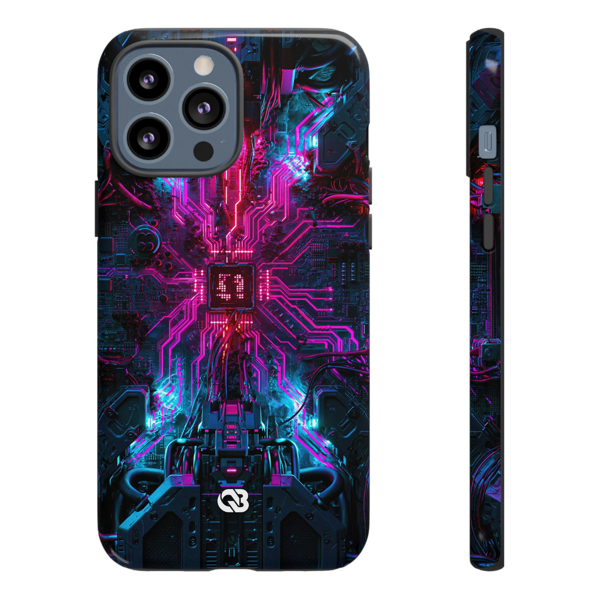 Neural Circuit Core · Tough Phone Case for iPhone · Black