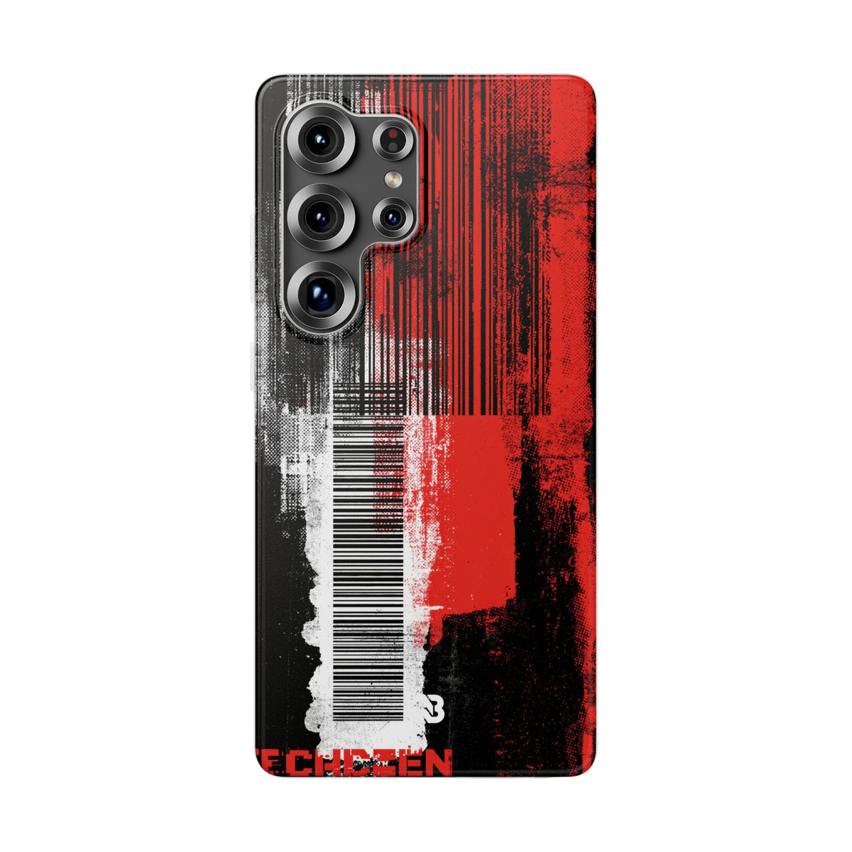 Distorted Barcode · Lite Phone Case for Samsung · Black