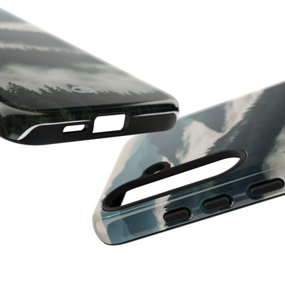 Misty Pine Peaks · Tough Phone Case for Samsung