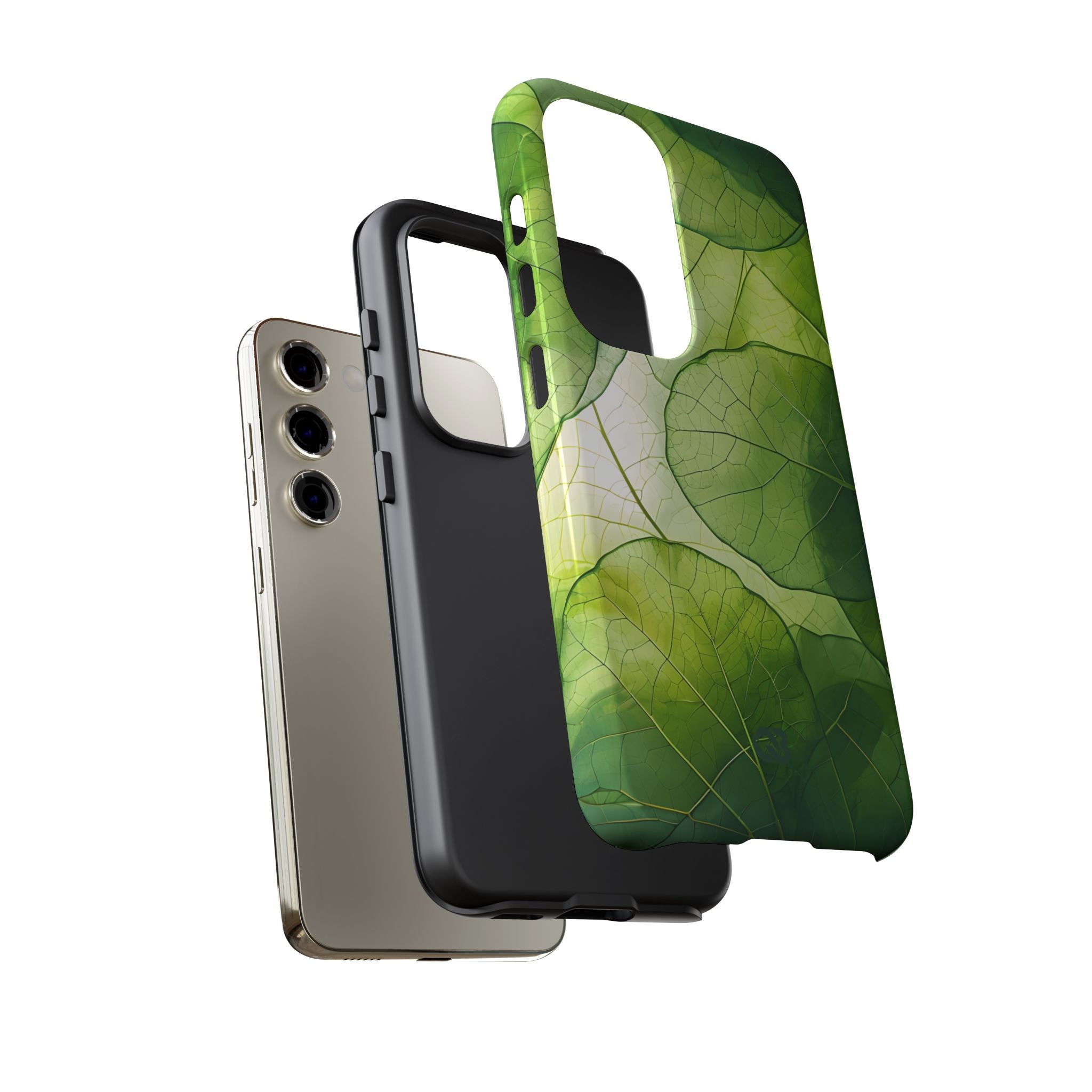 Emerald Leaf Veins · Tough Phone Case for Samsung