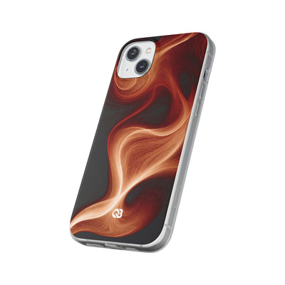 Solar Ember Flow · Lite Phone Case for iPhone ·  Orange
