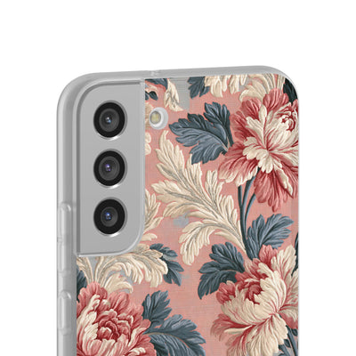 Blush Peony Jacquard · Lite Phone Case for Samsung · Pink