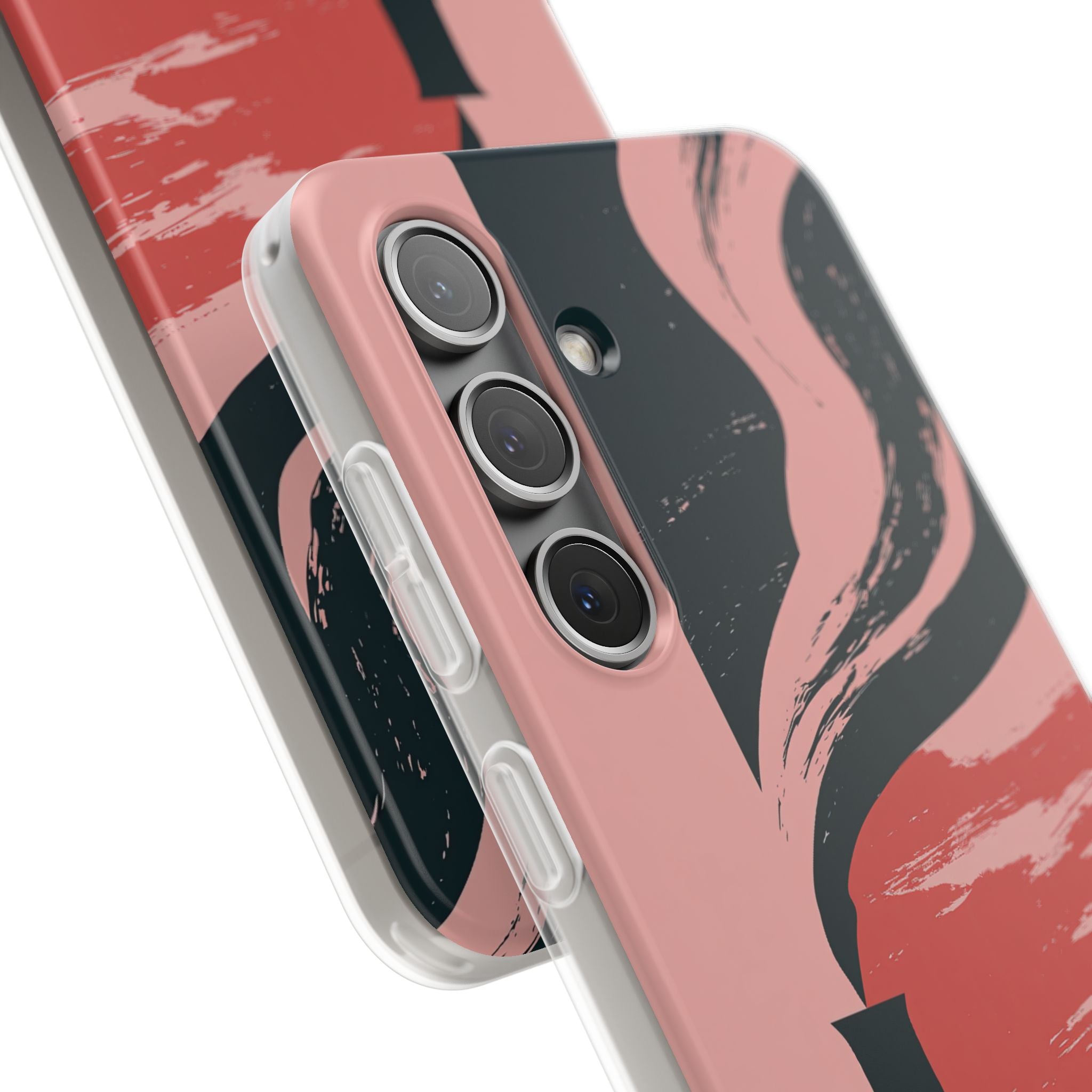 Pink Lite Phone Case for Samsung - Cinder Rose Plume
