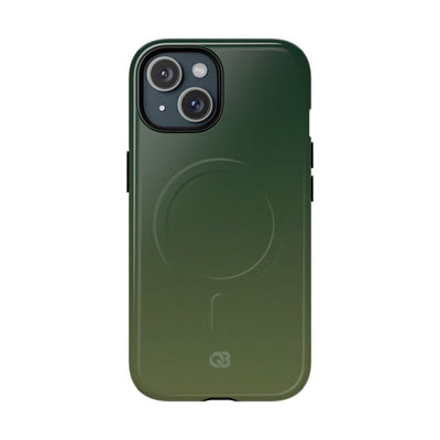 Green Tough 2.0 Magsafe Phone Case for iPhone - Shadow Moss Grain