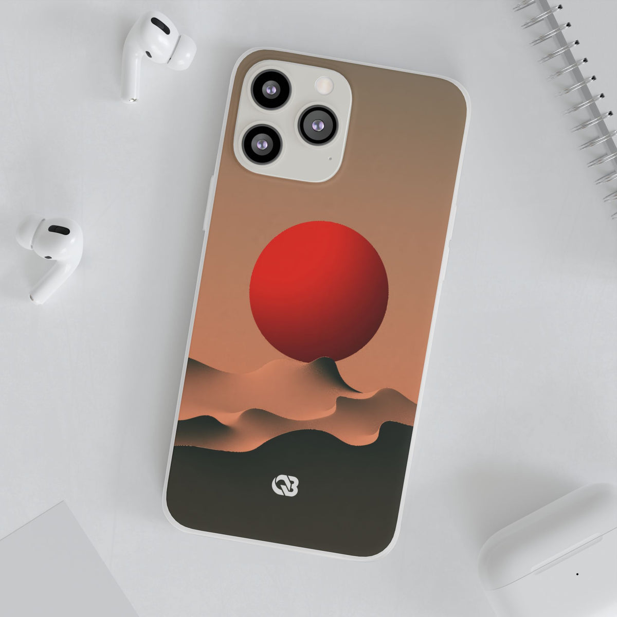 Crimson Sol Ridge · Lite Phone Case for iPhone ·  Red