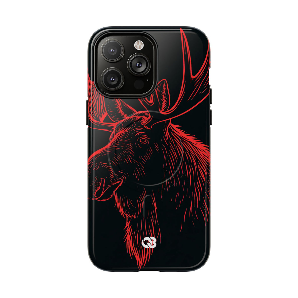 Nordic Elk · Tough 2.0 Magnetic Phone Case for iPhone · Black