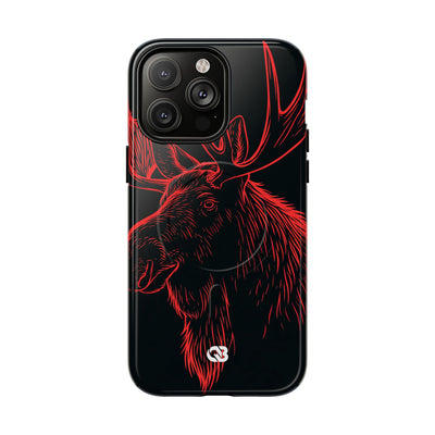 Nordic Elk · Tough 2.0 Magnetic Phone Case for iPhone · Black