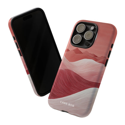 White Orb Dunes iPhone 15 Pro Case - Tough