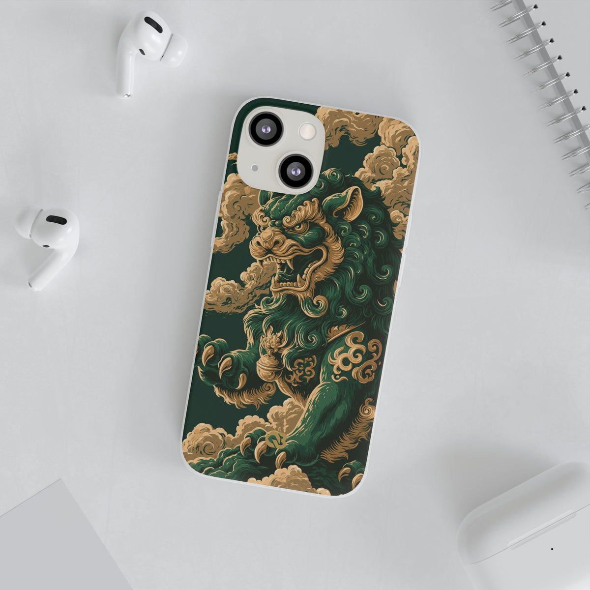 Imperial Guardian Lion · Lite Phone Case for iPhone ·  Green