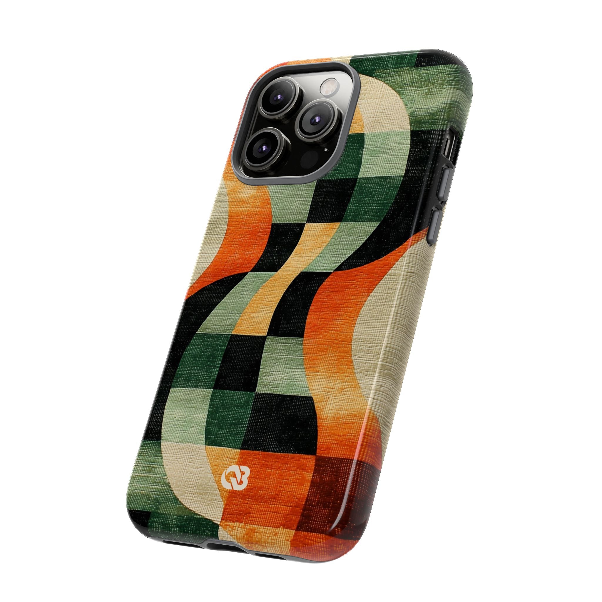 Burnt Orange Curve · Tough Etui na telefon dla iPhone