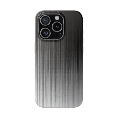 Grey Lite Phone Case for iPhone - Static Vertical Dither
