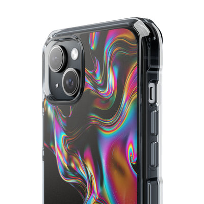 Purple Impact MagSafe Phone Case for iPhone - Liquid Neon Chrome