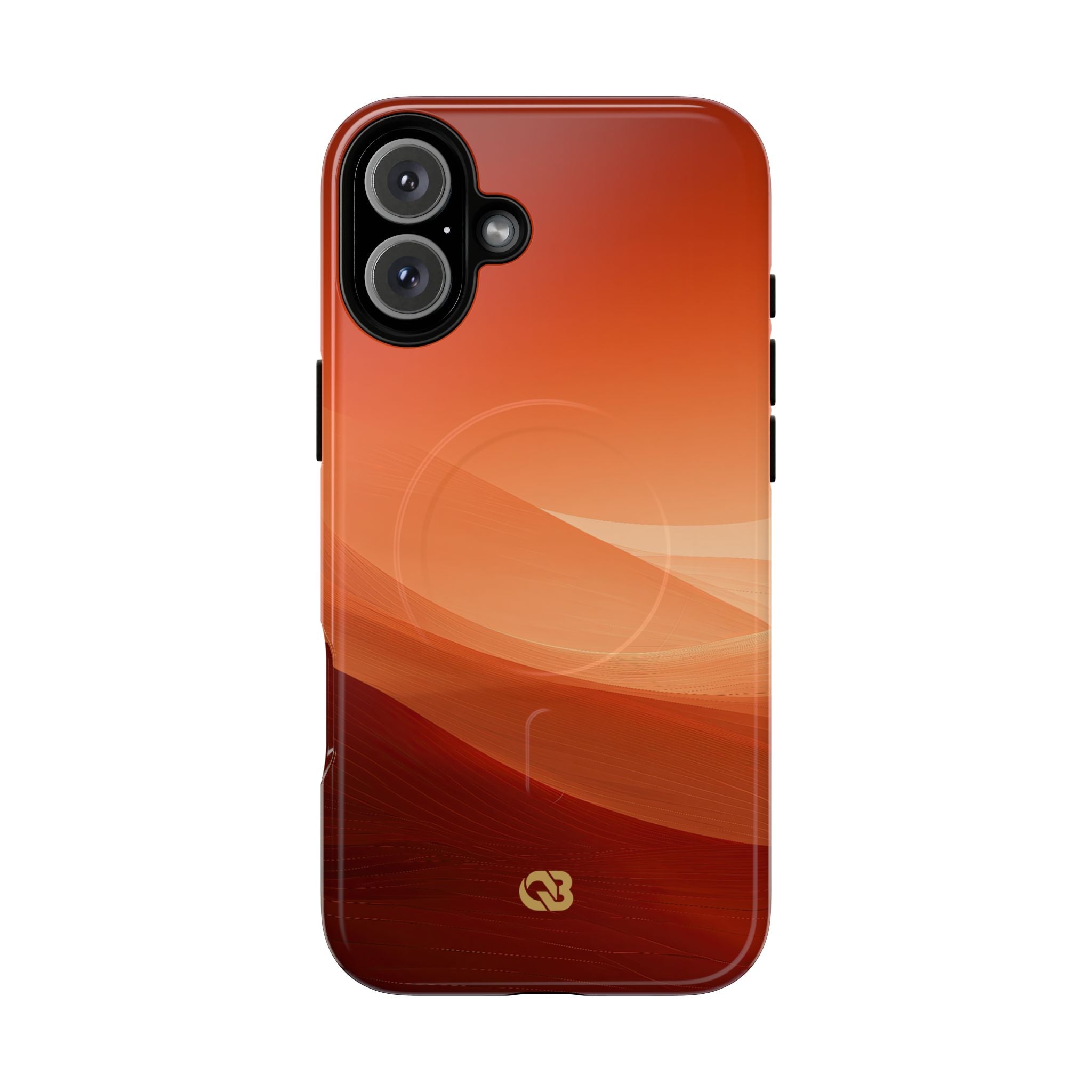 Orange Tough 2.0 Magsafe Phone Case for iPhone - Crimson Dune Gradient
